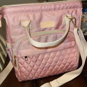 Large Lunch Box, Insulated Lunch Bag,  Leakproof Cooler Bag For Women, Pink